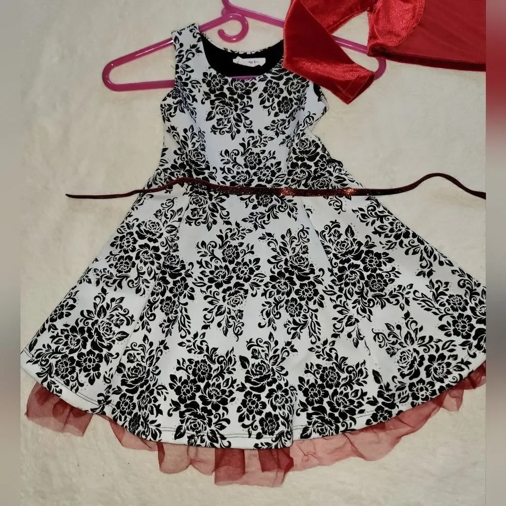 BEAUTIFUL HOLIDAY Knit Works Printed Skater Dress size 5